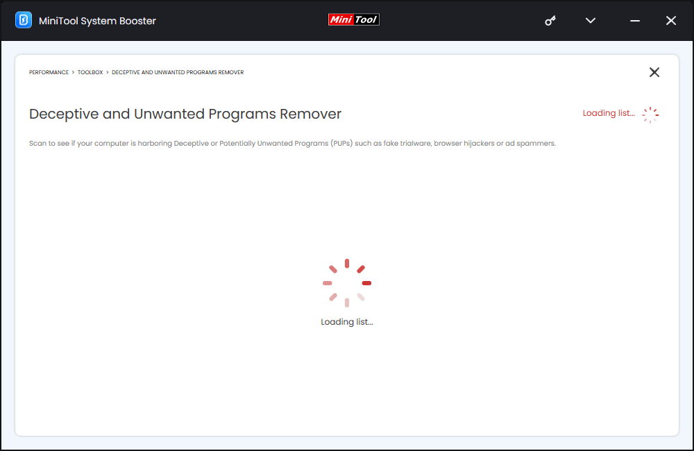 loading deceptive programs