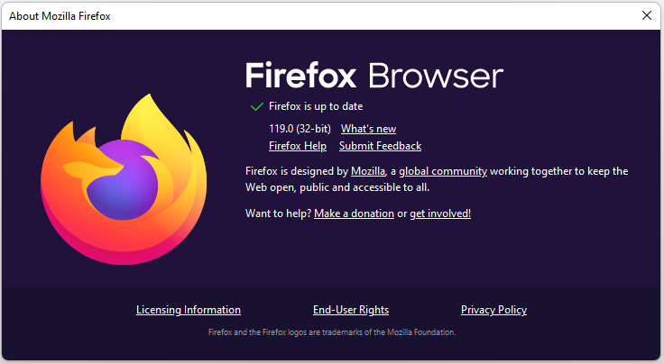 update Firefox