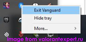 exit Vanguard