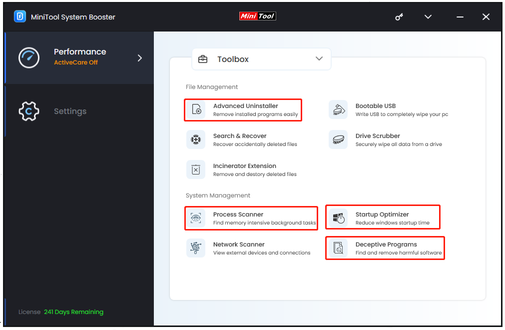 file and system management