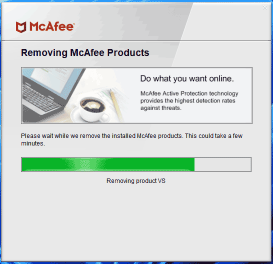 McAfee removal tool