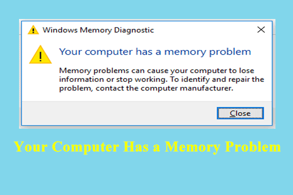 Windows Memory Diagnostic: Your Computer Has a Memory Problem