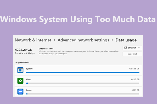 Windows System Using Too Much Data – How to Stop It Easily?