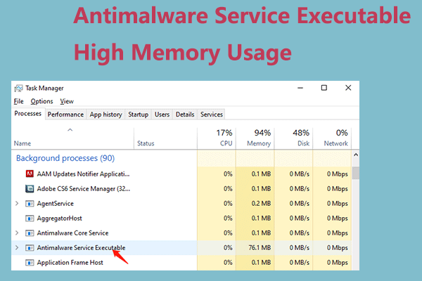 How to Fix Antimalware Service Executable High Memory Usage