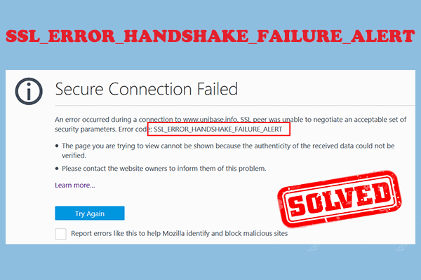 Tech-Savvy Tips for SSL_ERROR_HANDSHAKE_FAILURE_ALERT Error