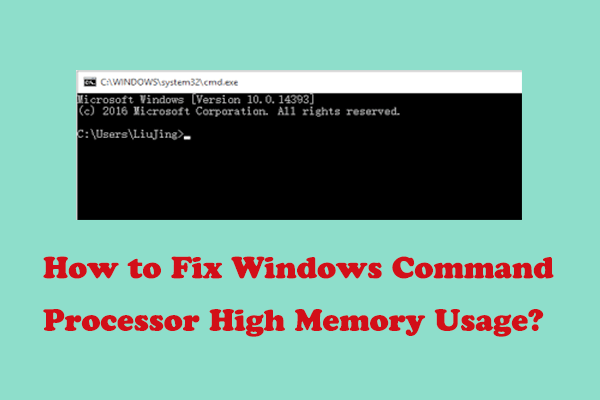 3 Proven Steps to Windows Command Processor High Memory Usage