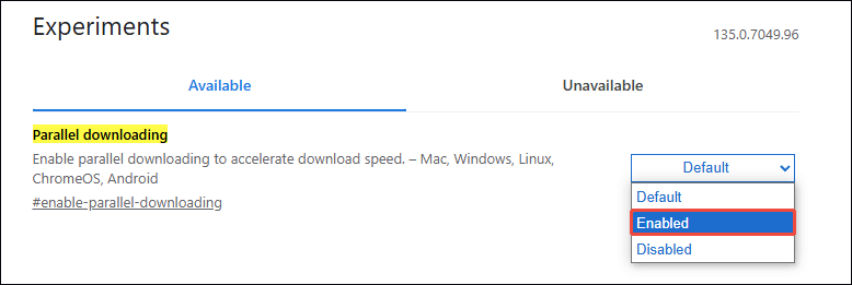 change its state to Enabled