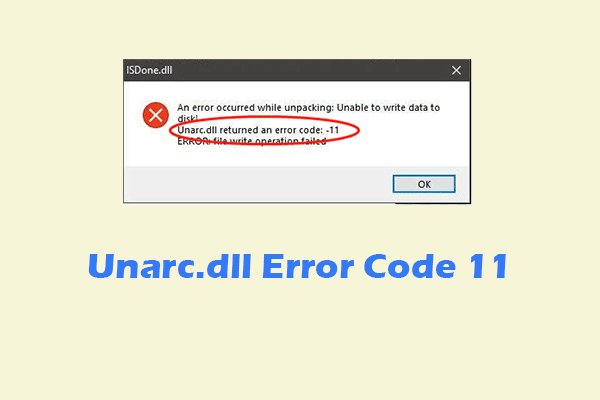4 Instant Fixes for Unarc.dll Error Code 11 in Windows 11/10