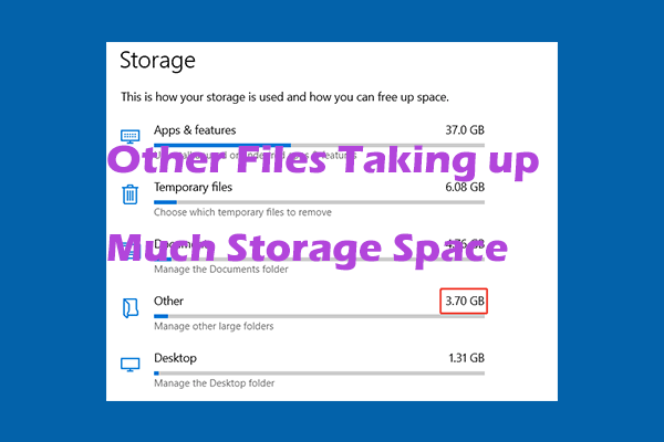 Pro Guide: How to Fix Other Files Taking up Much Storage Space